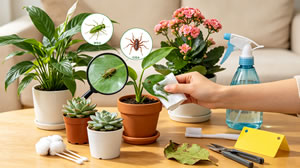 盆栽常见虫害物理针对性除虫教程｜小黑飞蚜虫红蜘蛛专治方法