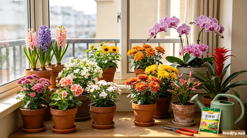 四季开花花卉养护技巧