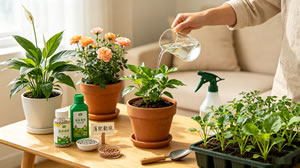盆栽科学施肥技巧｜薄肥勤施不烧根，绿植开花爆盆通用方法