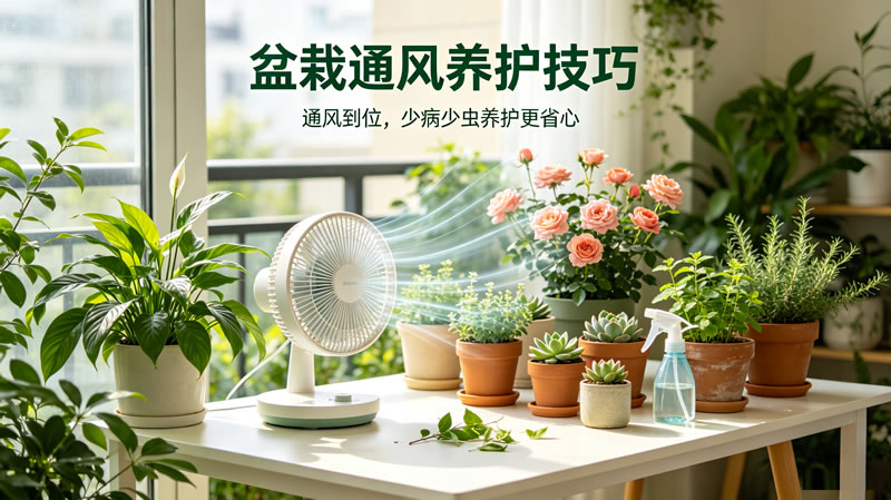 盆栽通风养护技巧