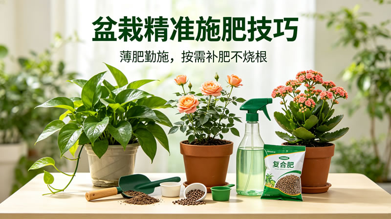 盆栽精准施肥技巧